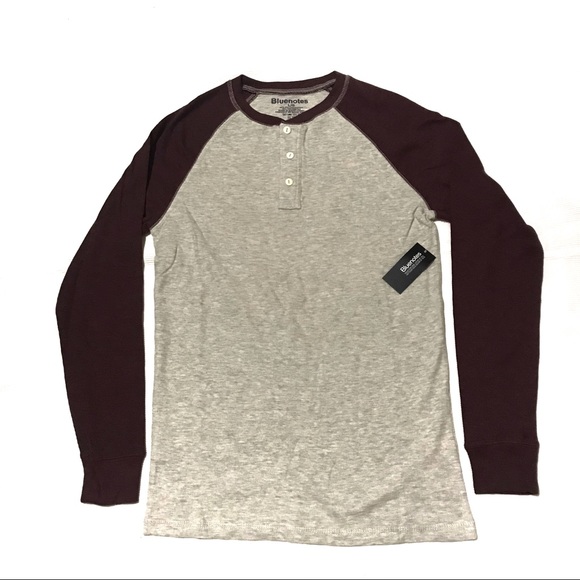 NWT MENS THERMAL RAGLAN LONG SLEEVE - Picture 3 of 5